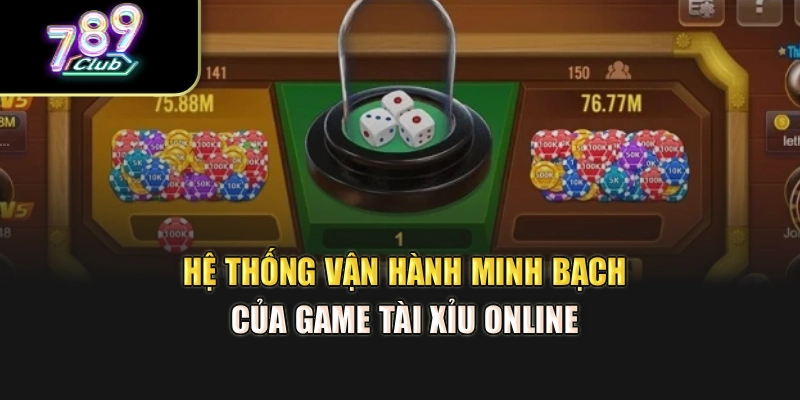 Hệ thống vận hành minh bạch của game tài xỉu online Hệ thống vận hành minh bạch của game tài xỉu online