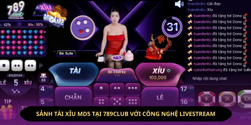 Sảnh Tài xỉu MD5 tại 789Club minh bạch với tính năng kiểm tra chuỗi mã hóa Sảnh Tài xỉu MD5 tại 789Club minh bạch với tính năng kiểm tra chuỗi mã hóa